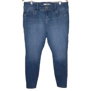 Torrid Jeans Blue Women Plus Size 16S First At Fit Jegging Triple Button